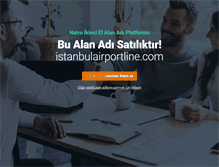 Tablet Screenshot of istanbulairportline.com